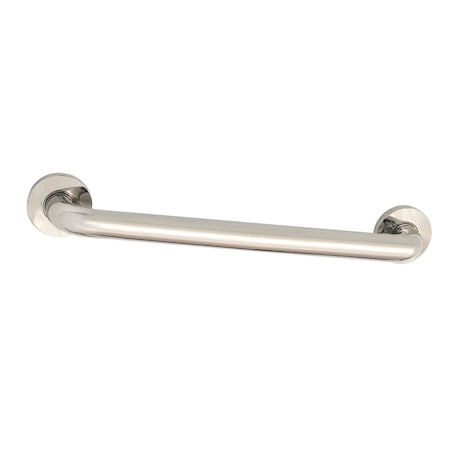 Kingston Brass DR514166 16-Inch x 1-1/4-Inch O.D Grab Bar, Polished Nickel DR514166